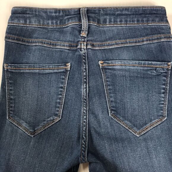 HOLLISTER High-Rise Jean Legging Sz 1 (25x28) Advanced Stretch Ripped Jeggings 4 - Picture 2 of 12